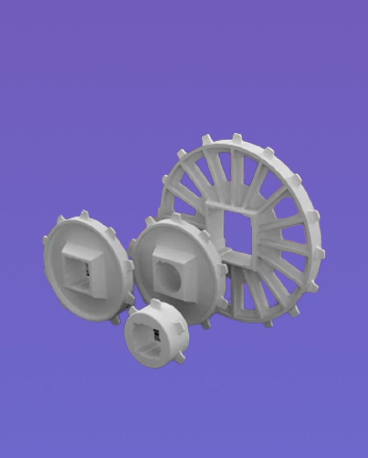 Línea completa de piñones